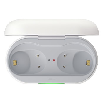 opened empty cradle top view