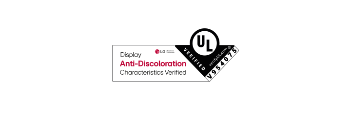 Soluciones UL Características verificadas de antidecoloración de la pantalla