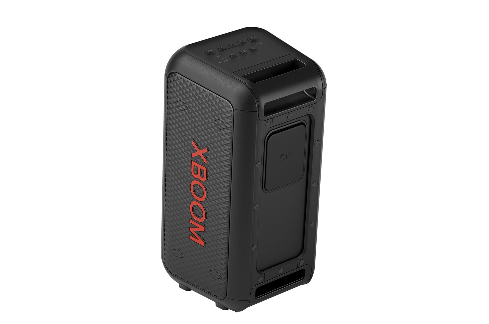 Left side view of the product. It shows XBOOM logo.