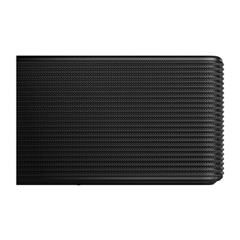 Primer plano del lateral de la barra de sonido