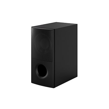 Vista lateral del subwoofer