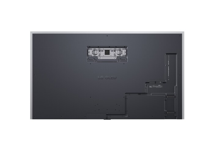 Rear view of LG OLED evo AI G5 4K Smart TV.