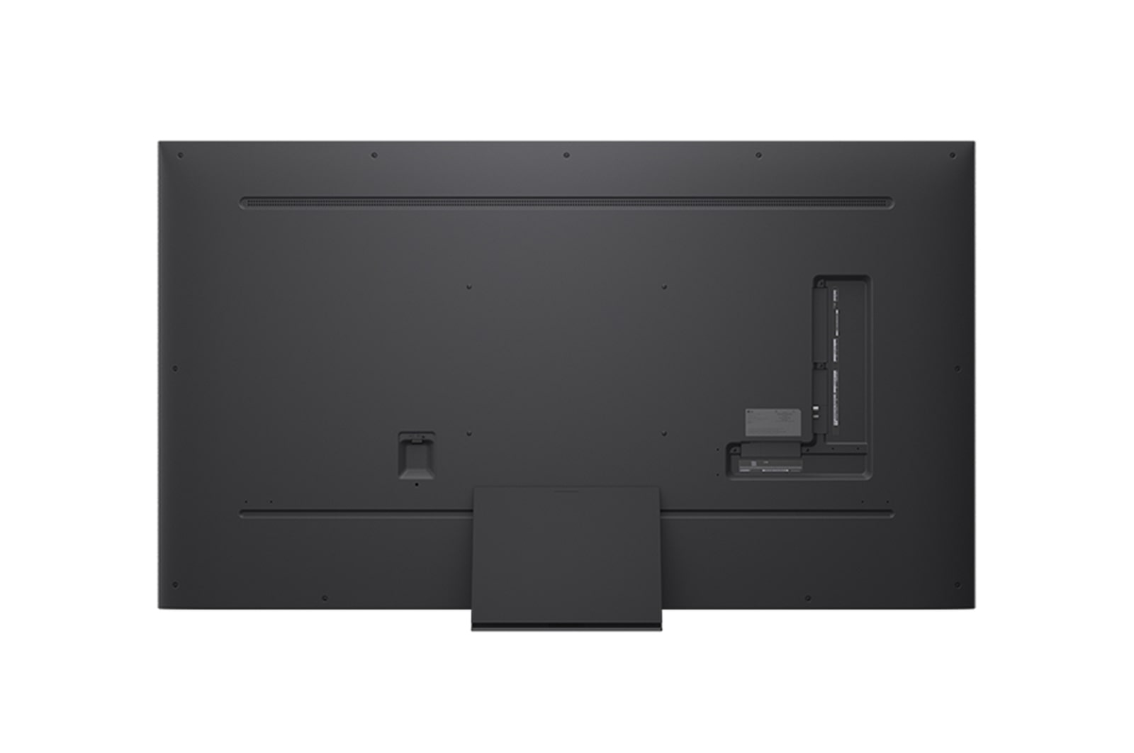 Rear view of LG QNED evo QNED86 TV