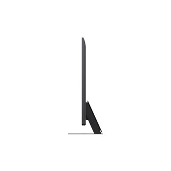 Left-facing side view of LG QNED evo QNED86 TV 