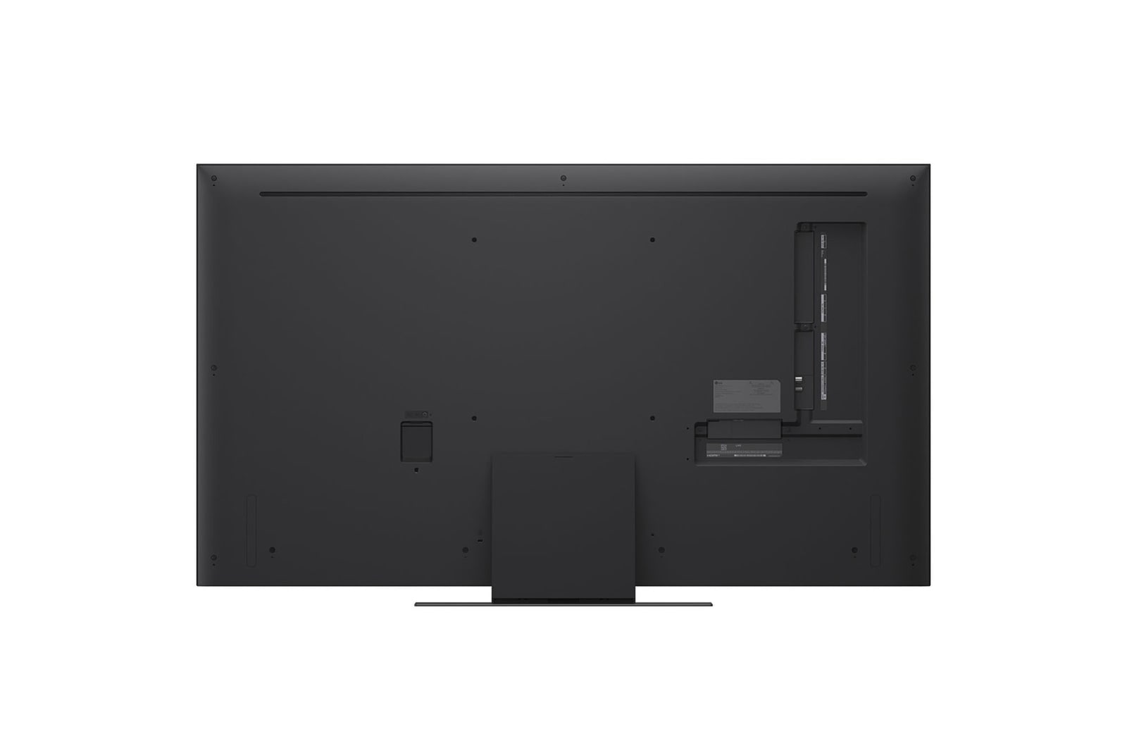 Rear view of LG QNED evo QNED85 TV