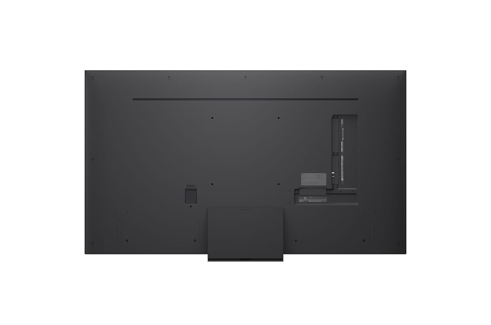 Rear view of LG QNED evo QNED85 TV