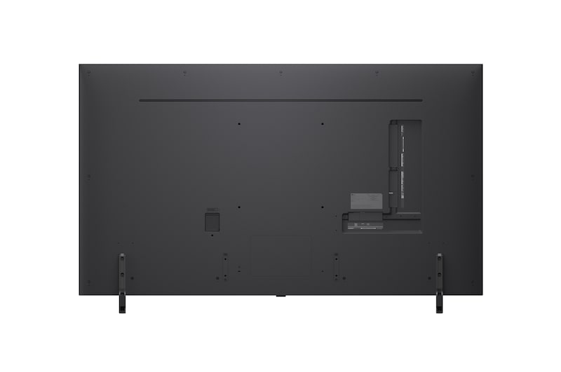 Rear view of LG QNED evo QNED85 TV