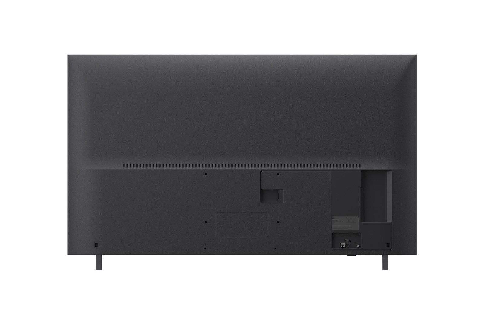 Rear view of LG UHD UA80 TV.