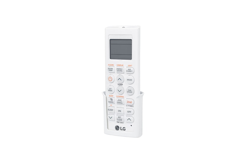 Front view of Wall Air Conditioner Remote Controller (include Holder) AKB74375404