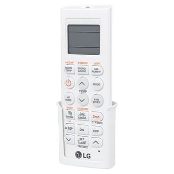Front view of Wall Air Conditioner Remote Controller (include Holder) AKB74375404