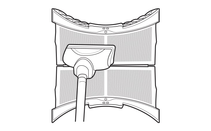 For everyday cleaning roll an Lint off the filter your fingers or Vacuum the lint filter