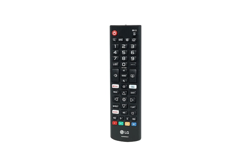 Front view of TV Remote Controller AKB75675311