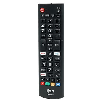 Front view of TV Remote Controller AKB75675311