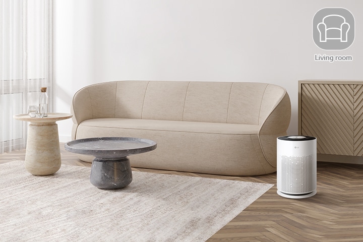 'Diverse room interior with the product