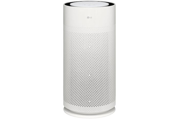 Front view of the LG PuriCare™ AeroHit Air Purifier AS35GGW10.AML