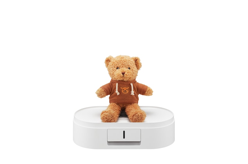 image of the Drying Case with a doll attached to the holder