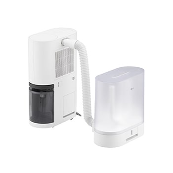 image of the Drying Case connected to the LG mojave dehumidifier