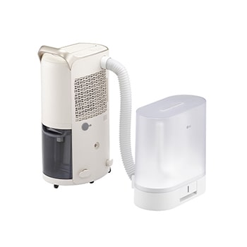 image of the Drying Case connected to the LG dehumidifier