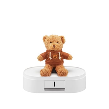 image of the Drying Case with a doll attached to the holder