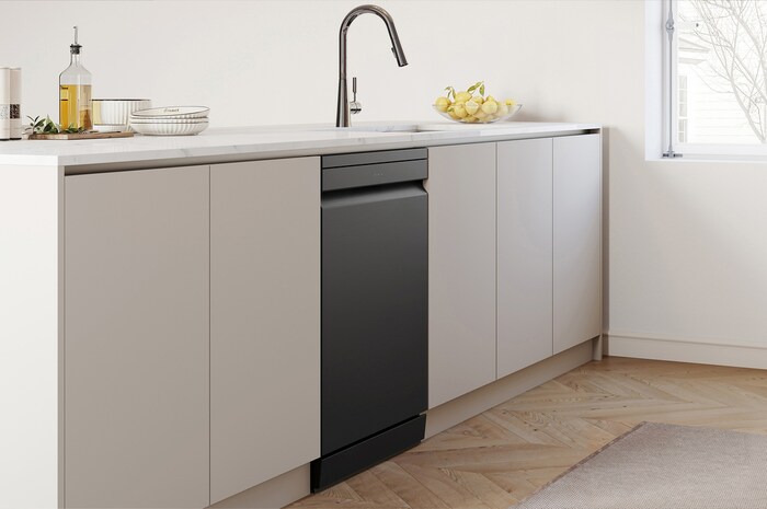 interior shot featuring lg dishwasher