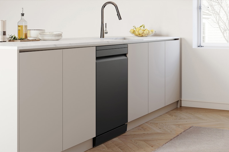 interior shot featuring lg dishwasher