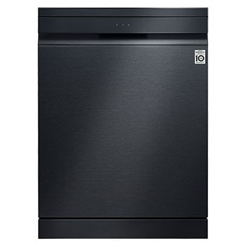 Front view of 60cm QuadWash™ Freestanding  Dishwasher with TrueSteam™ and Easy Rack™ Plus. DFC335HM.ABMREML