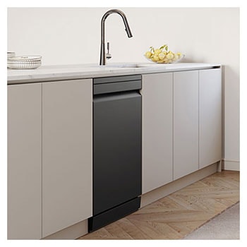 interior shot featuring lg dishwasher