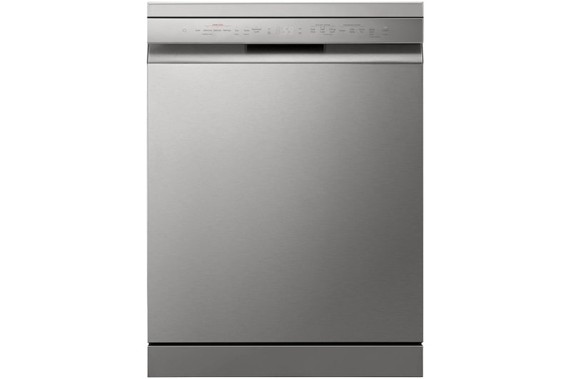Front view of 60cm QuadWash™ Freestanding  Dishwasher with TrueSteam™ and Easy Rack™ Plus. DFC533FV.APYREML 
