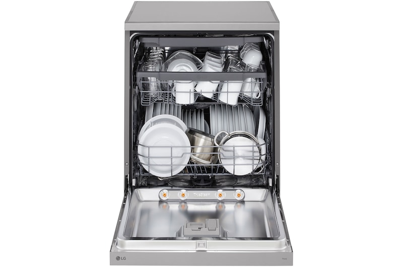 front open view with dish