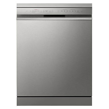 Front view of 60cm QuadWash™ Freestanding  Dishwasher with TrueSteam™ and Easy Rack™ Plus. DFC533FV.APYREML 