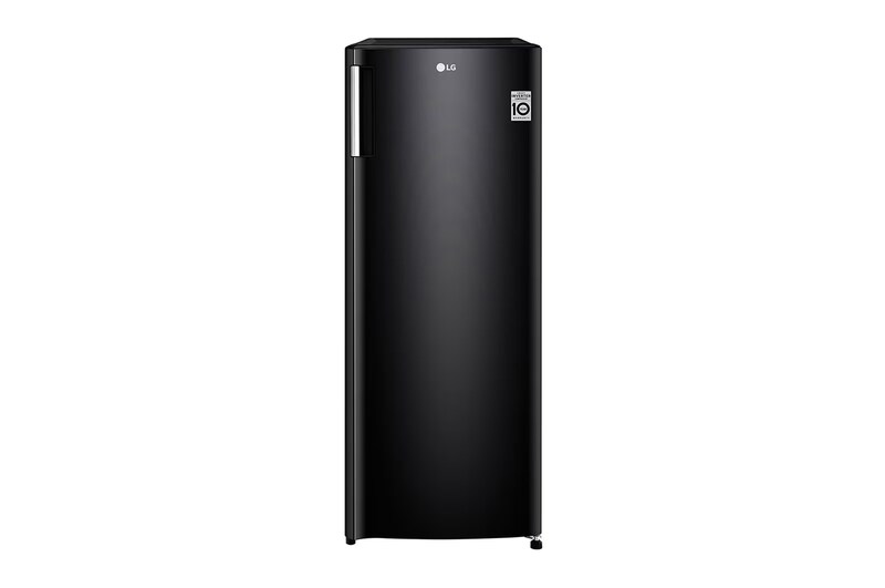 Front view of 171L Vertical Freezer in Western Black Finish, GN-304SHBT
