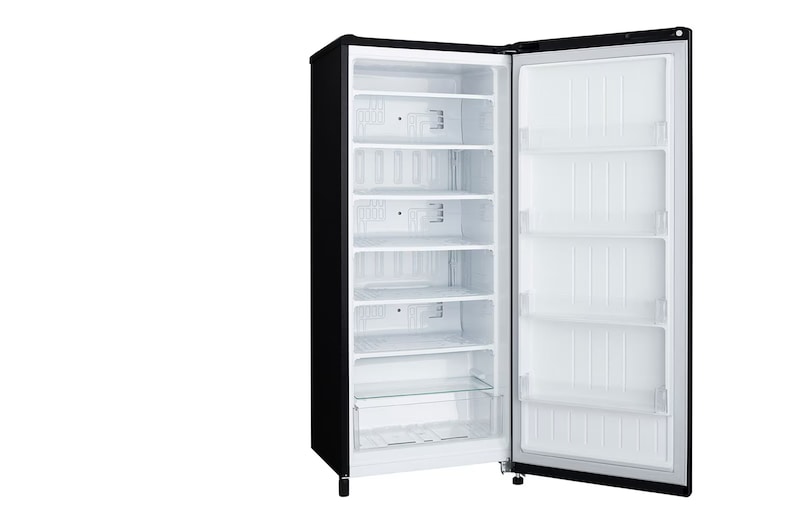 LG 171L Vertical Freezer in Western Black Finish, GN-304SHBT