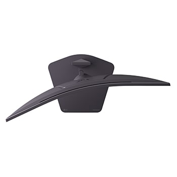 +30 degree swivel monitor top view