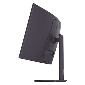 +15 degree side view of a tilted monitor