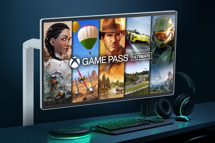 The LG Smart Monitor Swing screen displays the game apps interface.