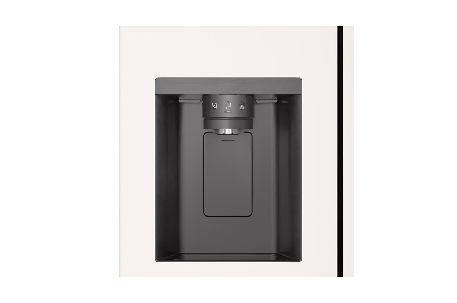 LG 635l Side by Side Fridge in Beige White, GC-L257KQKW