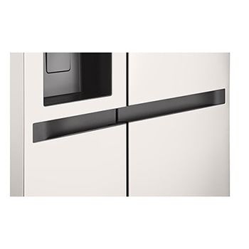 LG 635l Side by Side Fridge in Beige White, GC-L257KQKW