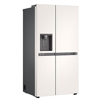 LG 635l Side by Side Fridge in Beige White, GC-L257KQKW
