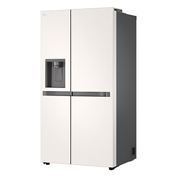 LG 635l Side by Side Fridge in Beige White, GC-L257KQKW