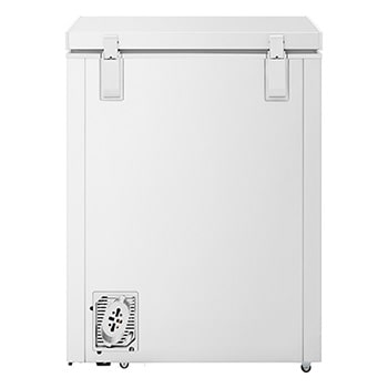 LG chest freezer inside space view