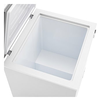 LG chest freezer right side view