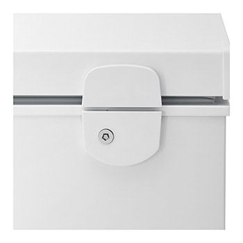 LG chest freezer right side view