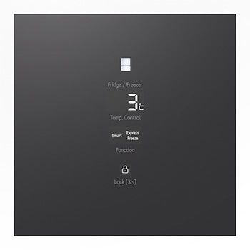 lg multi door refrigerator panel detail view