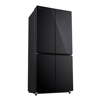 lg multi door refrigerator left side view