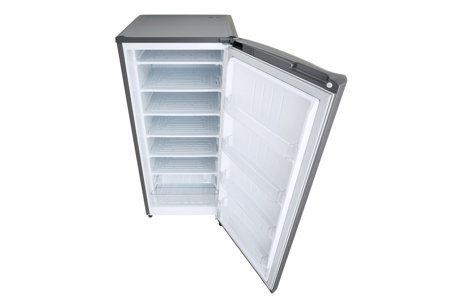 Top view with door open