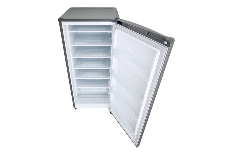 Top view with door open