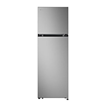 Front view of 287L Top Freezer Fridge in Prime  Silver GN-B262PFSF
