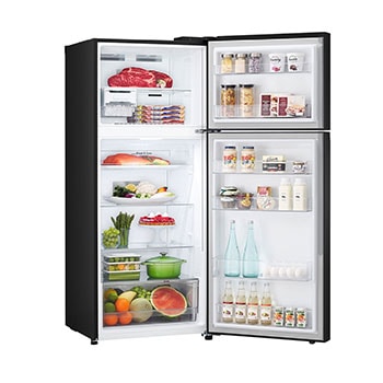 Left side door open with food