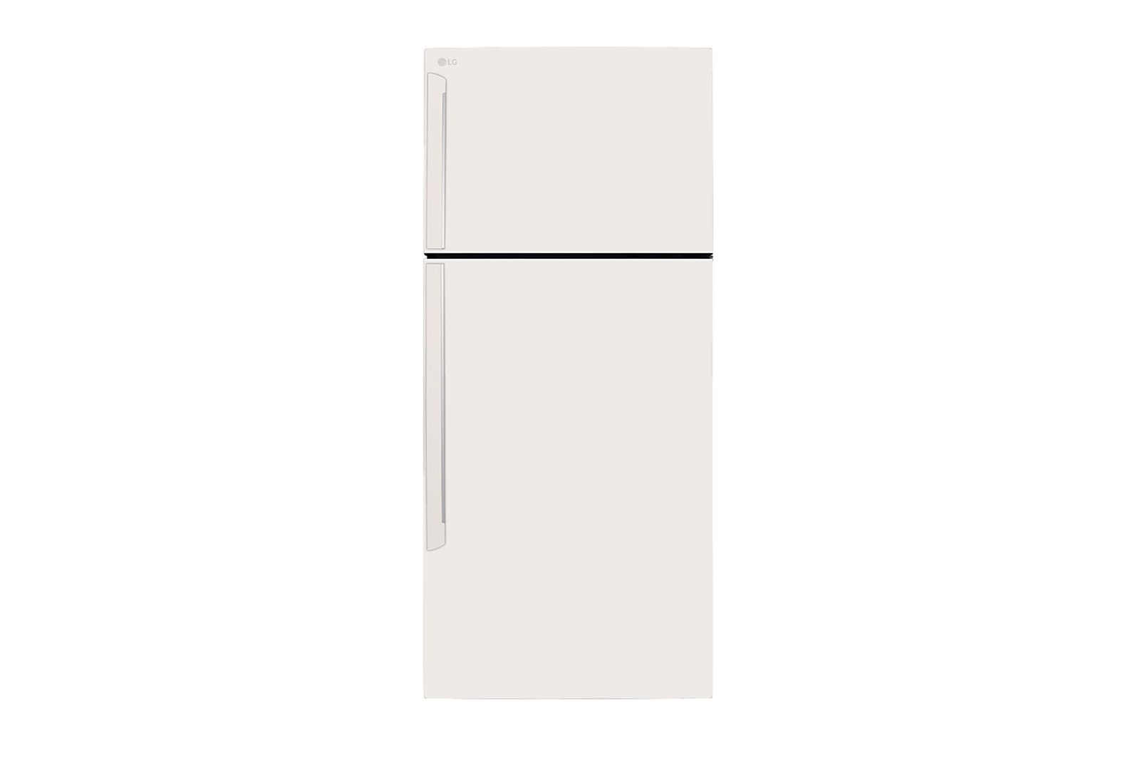 Front view of 547L Top Freezer Fridge in Beige GN-C702HQCM