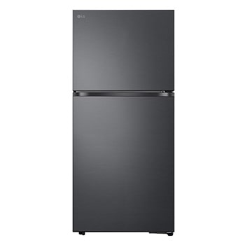 Front view of 656L Top Freezer Fridge in Essence Matt Black GRTB622PQFQ